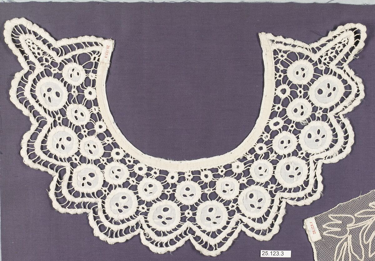 Collar, Cutwork, German, Saxony