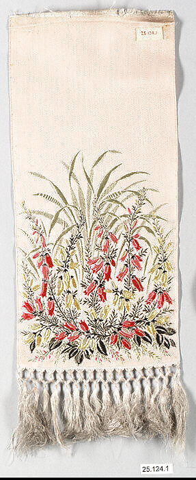 Woman's necktie, Silk, possibly French 