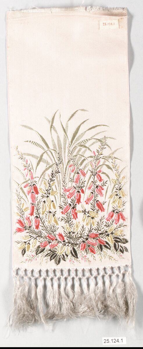 Woman's necktie, Silk, possibly French