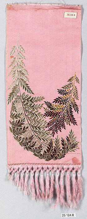 Woman's necktie, Silk, French 