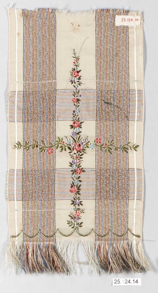 Woman's necktie, Silk, French 