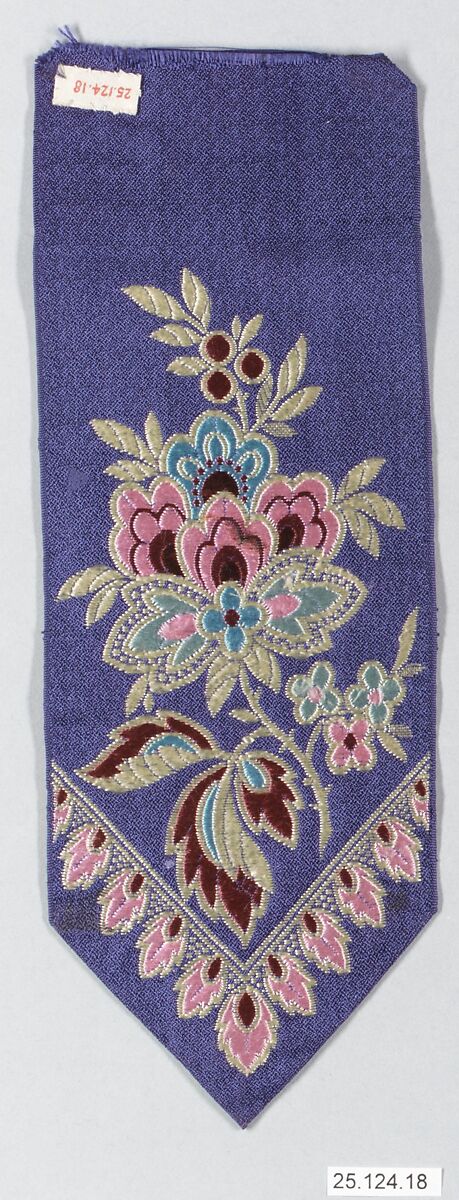 Woman's necktie, Silk, French 