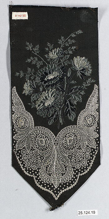 Woman's necktie, Silk, French 