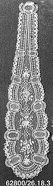 Lappets (one of two), Applied, Belgian, Brussels 