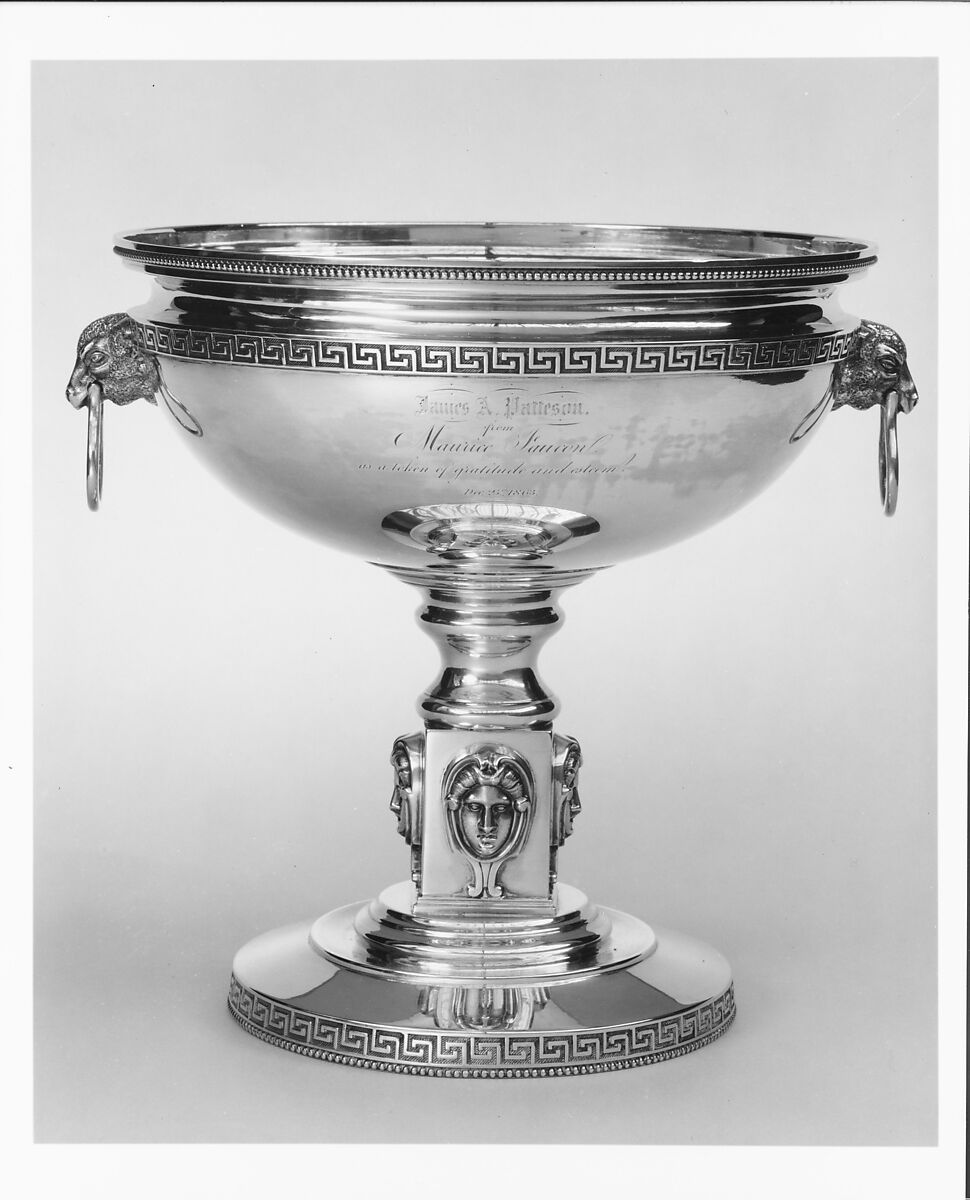 Compote, William Gale and Son (active ca. 1850–58 and 1863–66), Silver, American 
