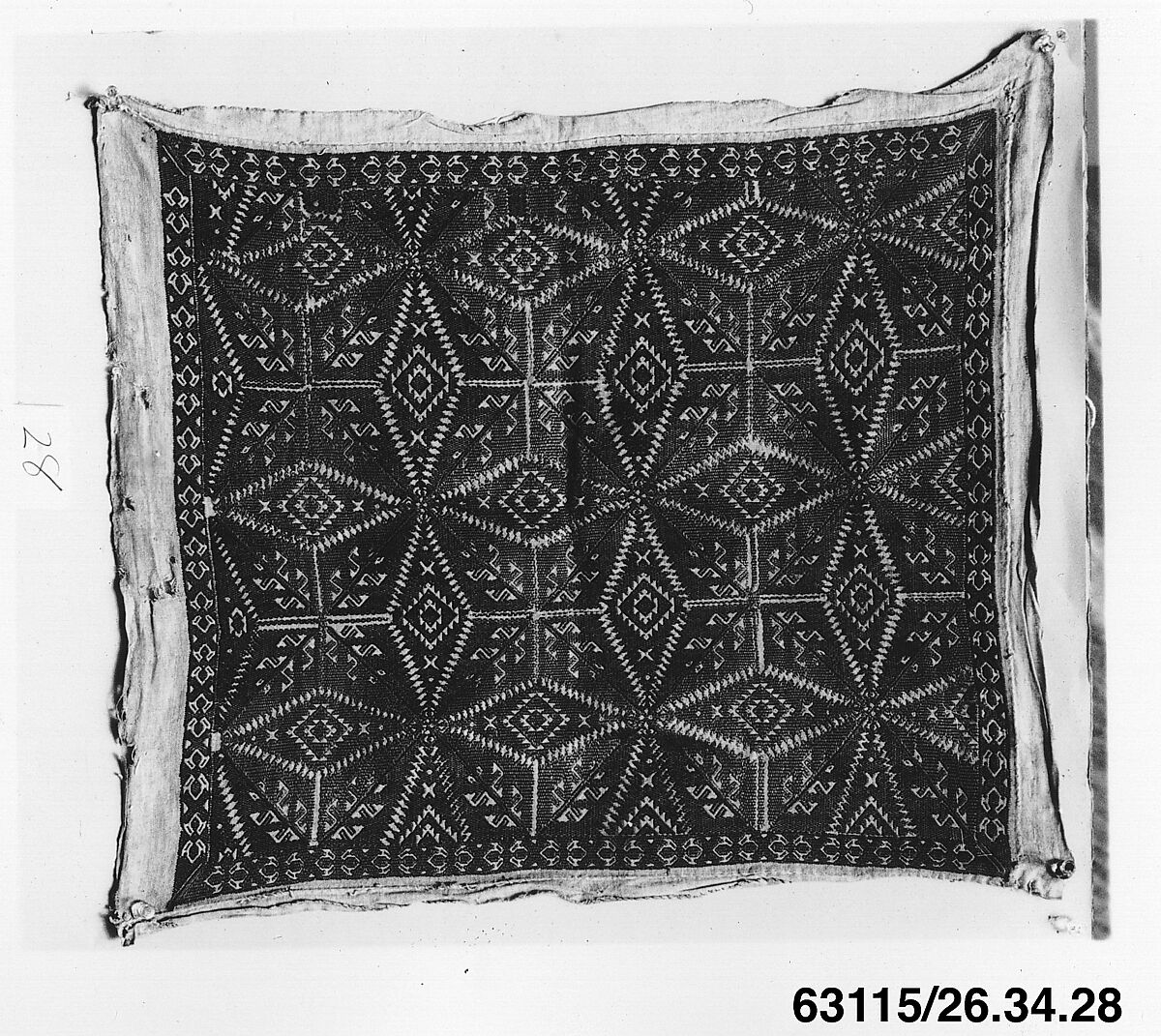 Square, Silk on linen, Greek Islands, Cyclades, Naxos