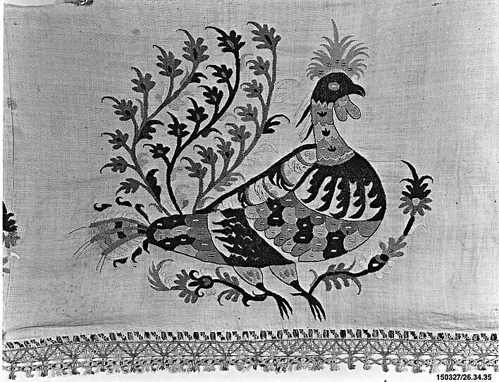 Fragment, Silk on linen, Greek Islands, Skyros