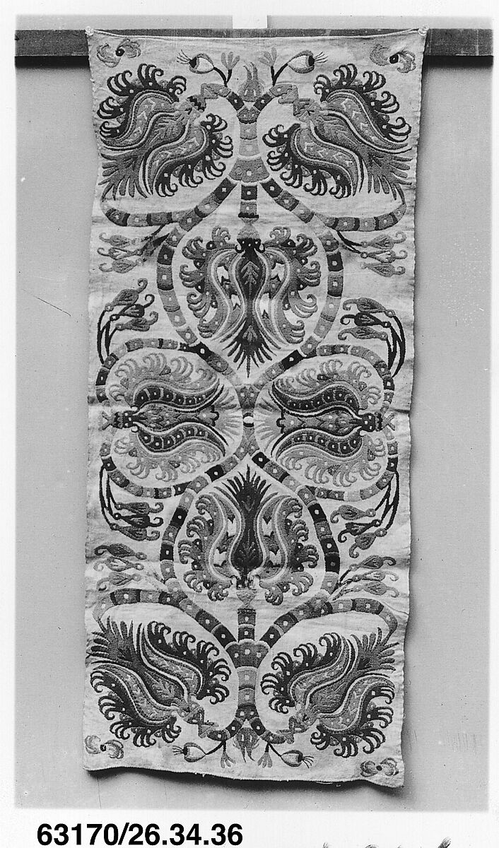 Fragment, Silk on linen, Greek Islands, Skyros