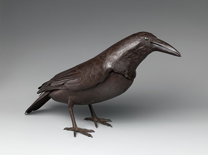 Okimono in the Form of a Raven