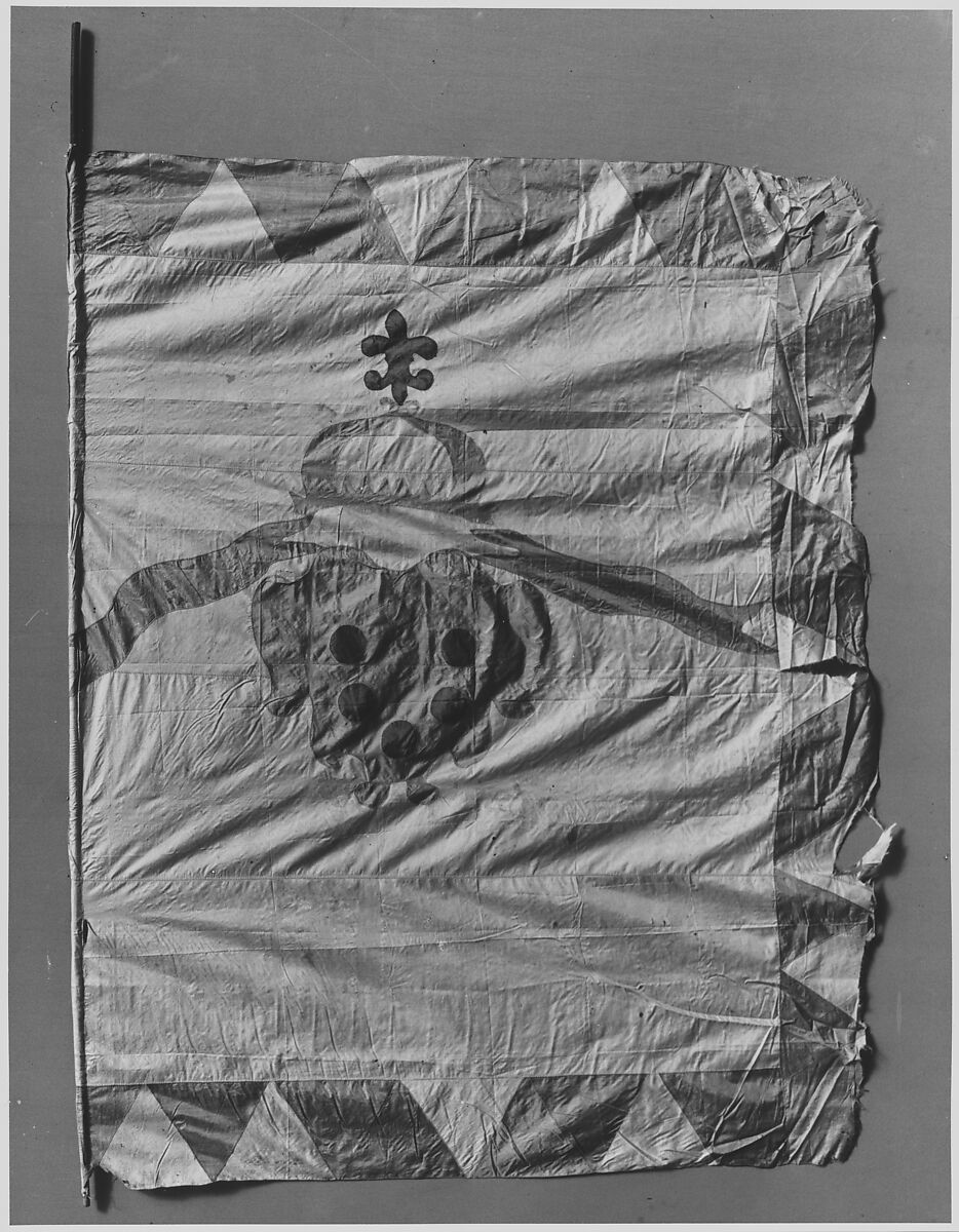Banner Probably of Francesco II de' Medici, 1735, Silk, Italian 