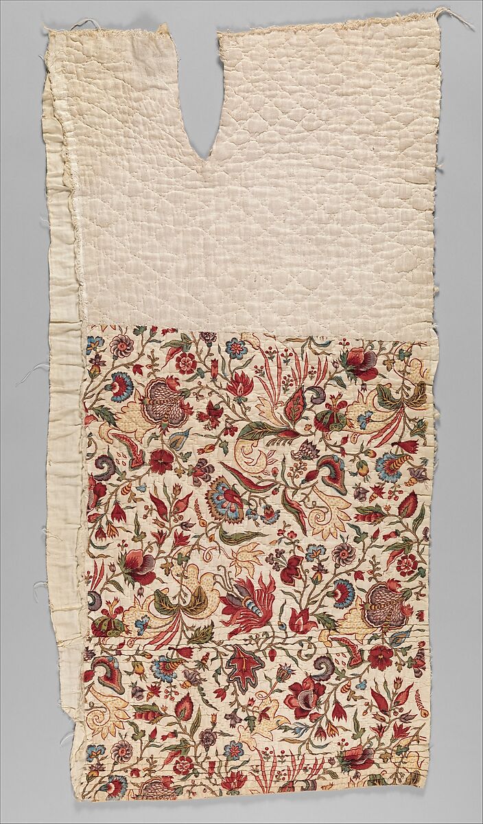 Fragment, Cotton, Indian, for French market 