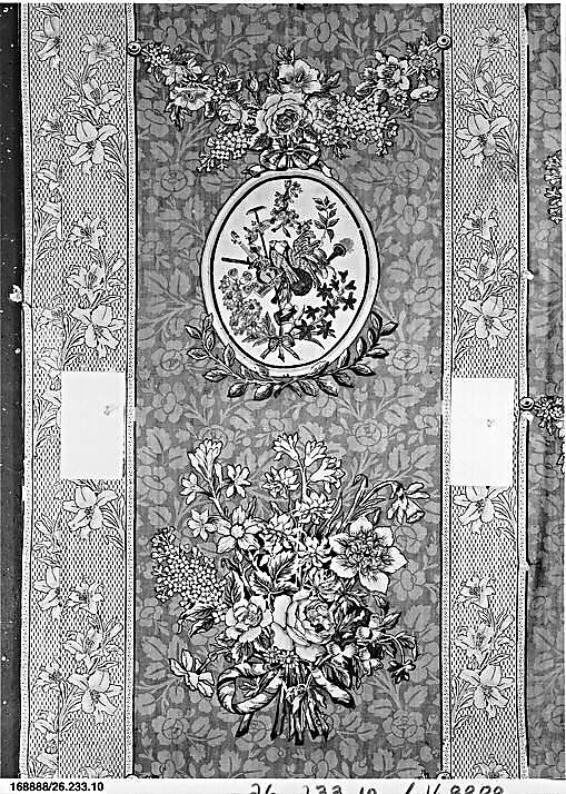 Hanging, Probably made at Perrenod, Cotton, French, Melun