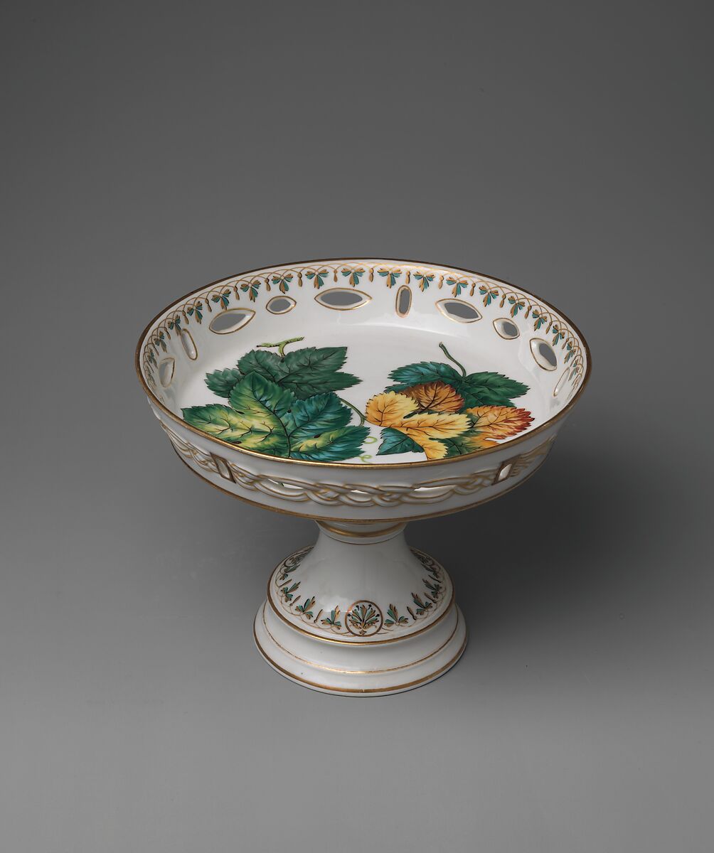 Compote, Union Porcelain Works (1863–1922), Porcelain, American 