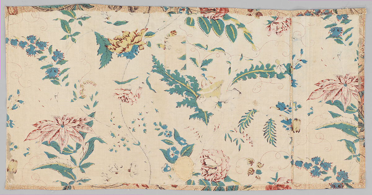 Piece, Bannister Hall (British, founded ca. 1798), Cotton, British, Preston