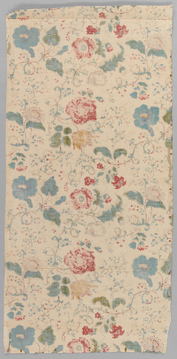 Piece, Bannister Hall (British, founded ca. 1798), Cotton, British, Preston