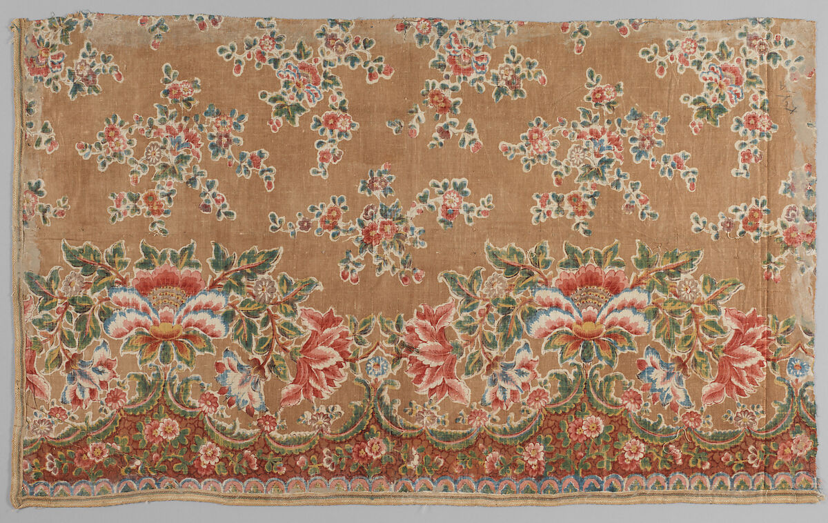 Piece, Bannister Hall (British, founded ca. 1798), Cotton, British, Preston