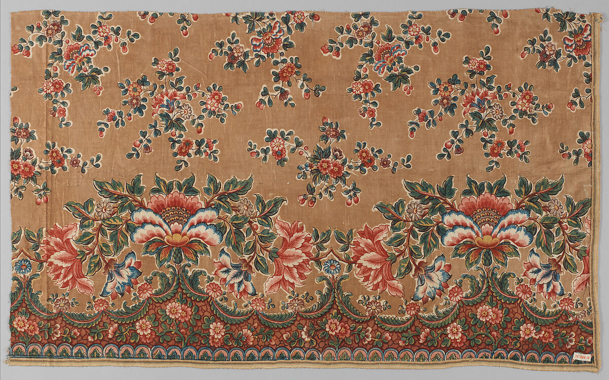 Piece, Bannister Hall (British, founded ca. 1798), Cotton, British, Preston 