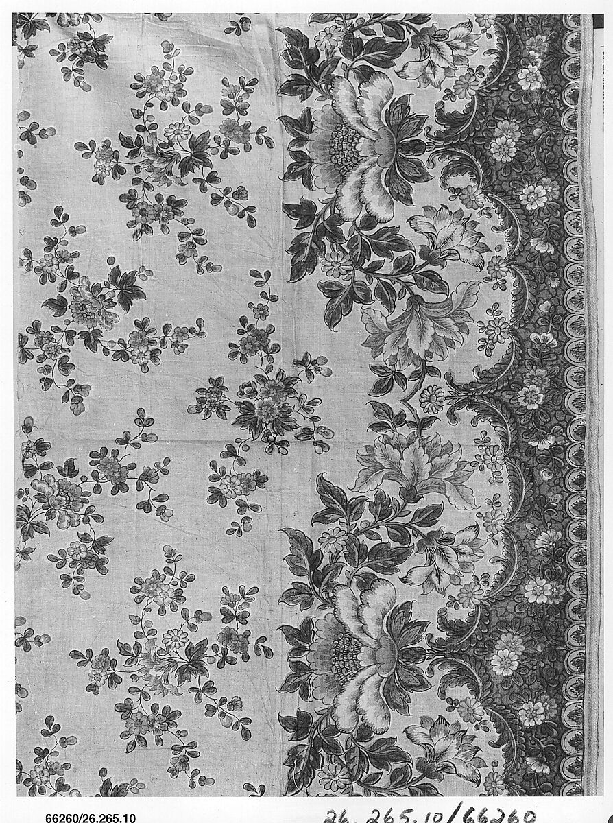 Piece, Bannister Hall (British, founded ca. 1798), Cotton, British, Preston