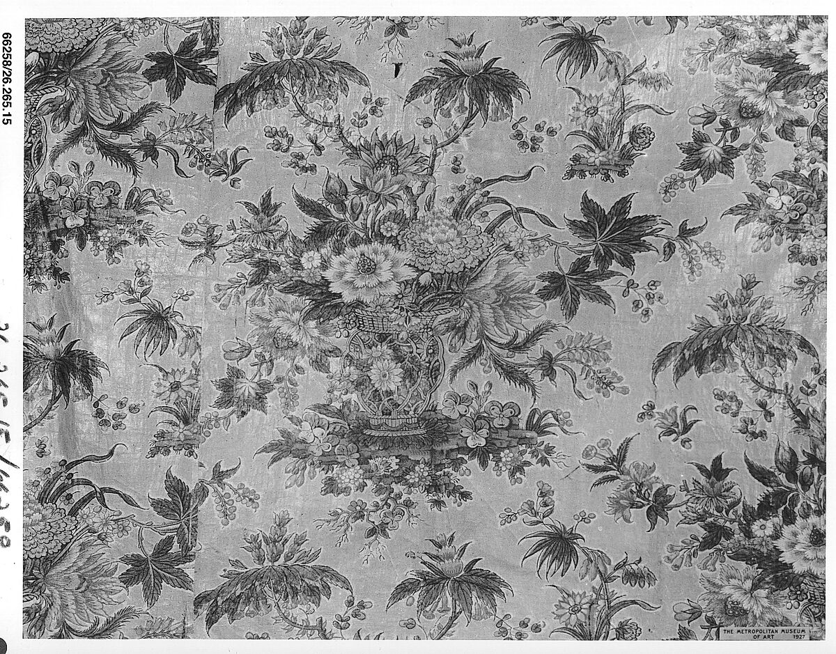 Piece, Bannister Hall (British, founded ca. 1798), Cotton, British, Preston