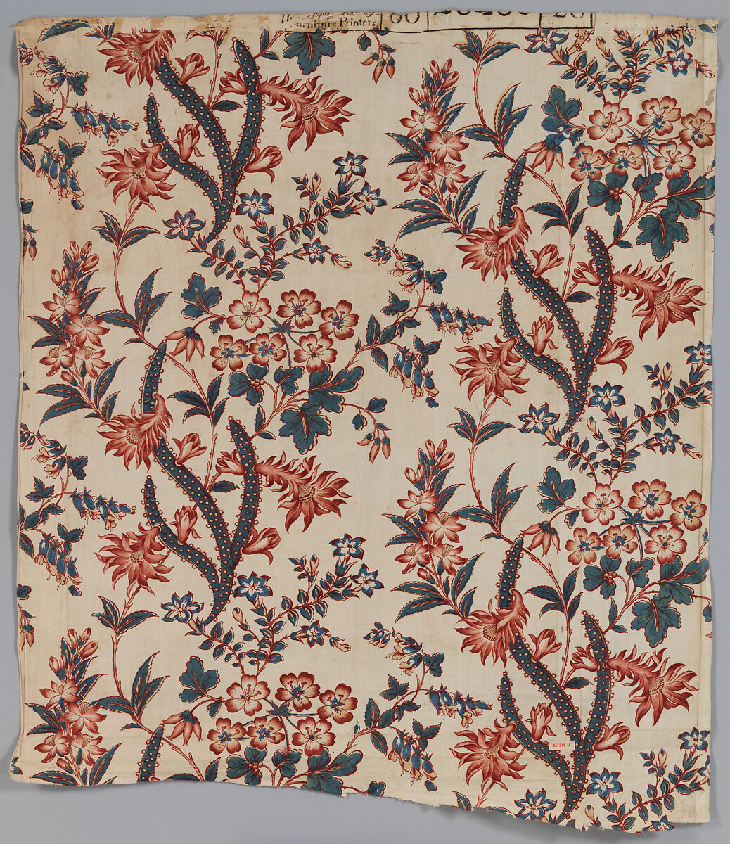 Piece, Stinton Bros., Cotton, British, Shepley Hall, Lancashire 