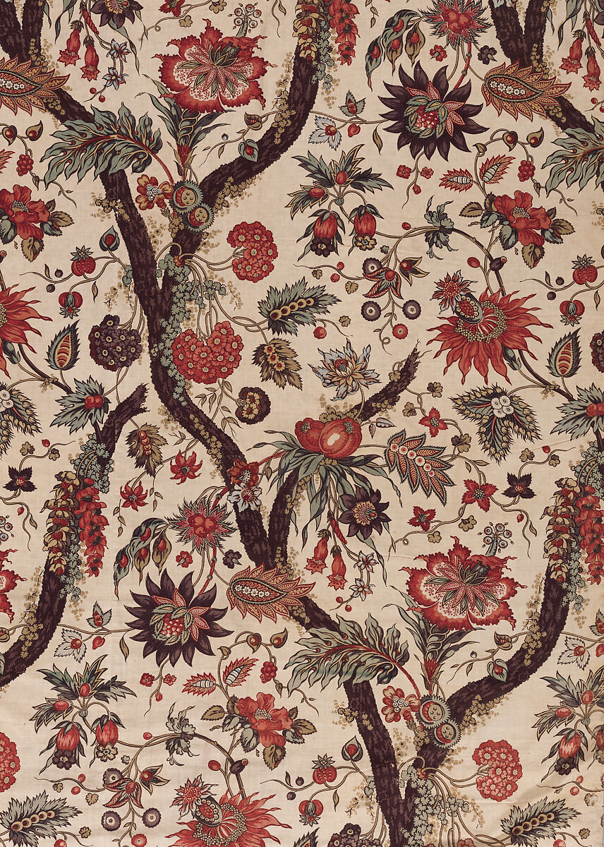 Floral print, Hartmann et Fils, Cotton, French, Munster