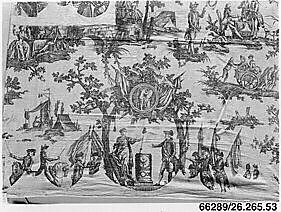 "Fête de la Fédération", Designed by Jean-Baptiste Huet I (French, Paris 1745–1811 Paris), Linen, French, Jouy-en-Josas 