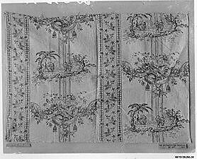 Striped print, Linen, French 