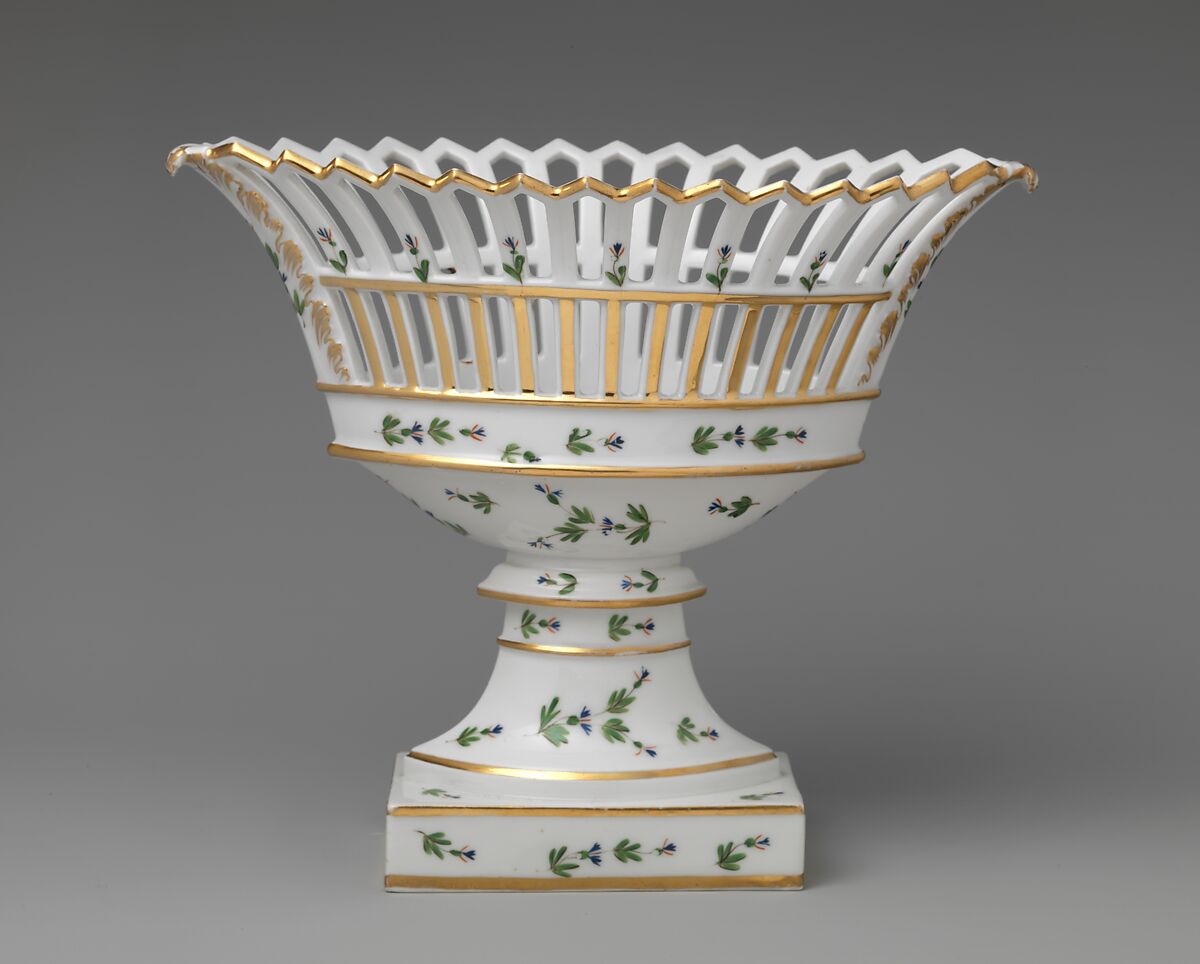 Compote, Porcelain, French 