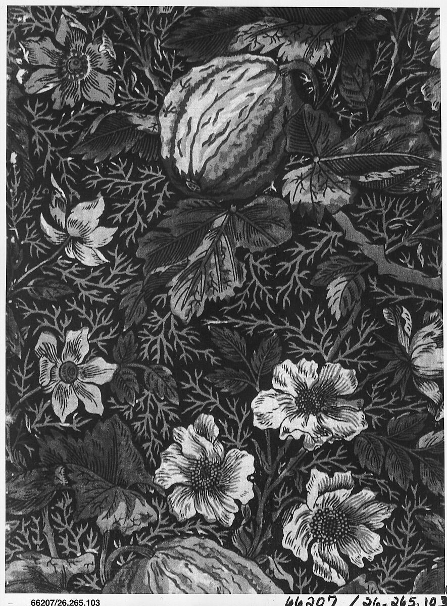 Floral print, Cotton, British