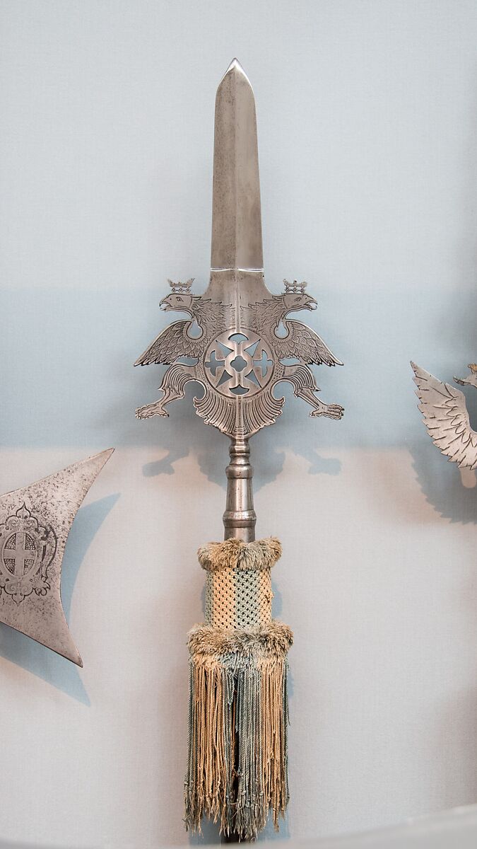 Partisan of the Swiss Guard of Friedrich August of Saxony (reigned 1694–1733), Steel, wood, German 