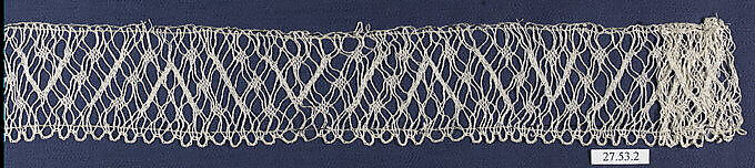 Strip, Silk, bobbin lace, Swedish 