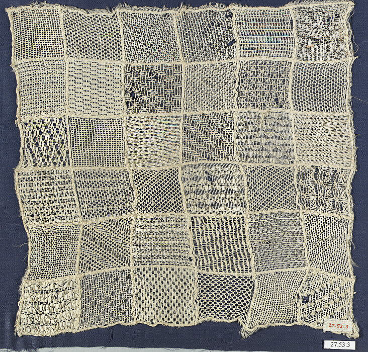 Sampler, Drawnwork, Swedish 