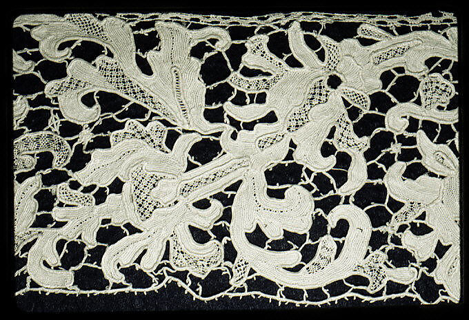 Strip, Needle lace, Italian