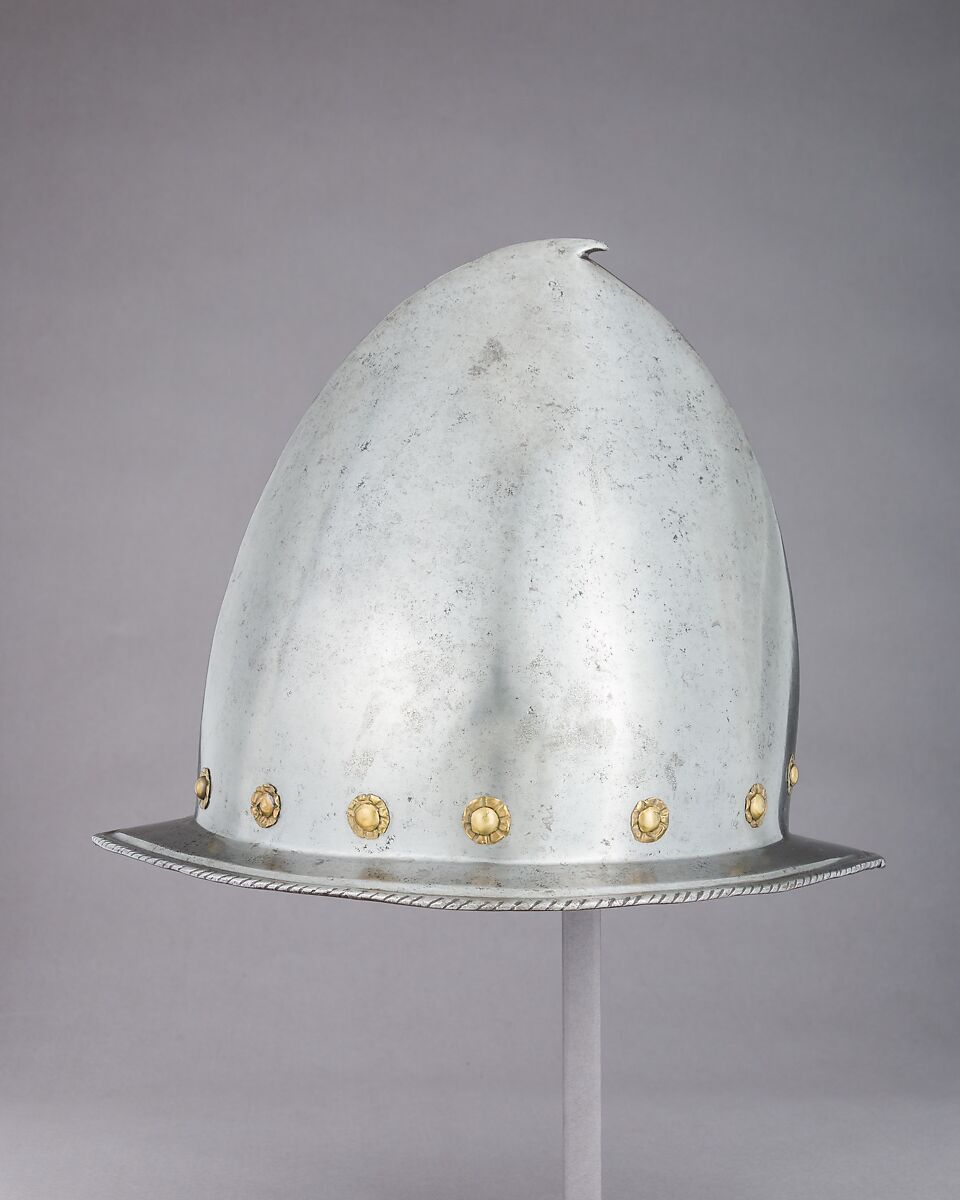 Cabasset, Steel, brass, Italian