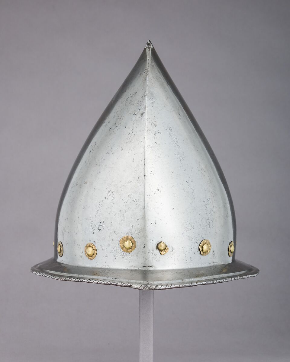 Cabasset, Steel, brass, Italian