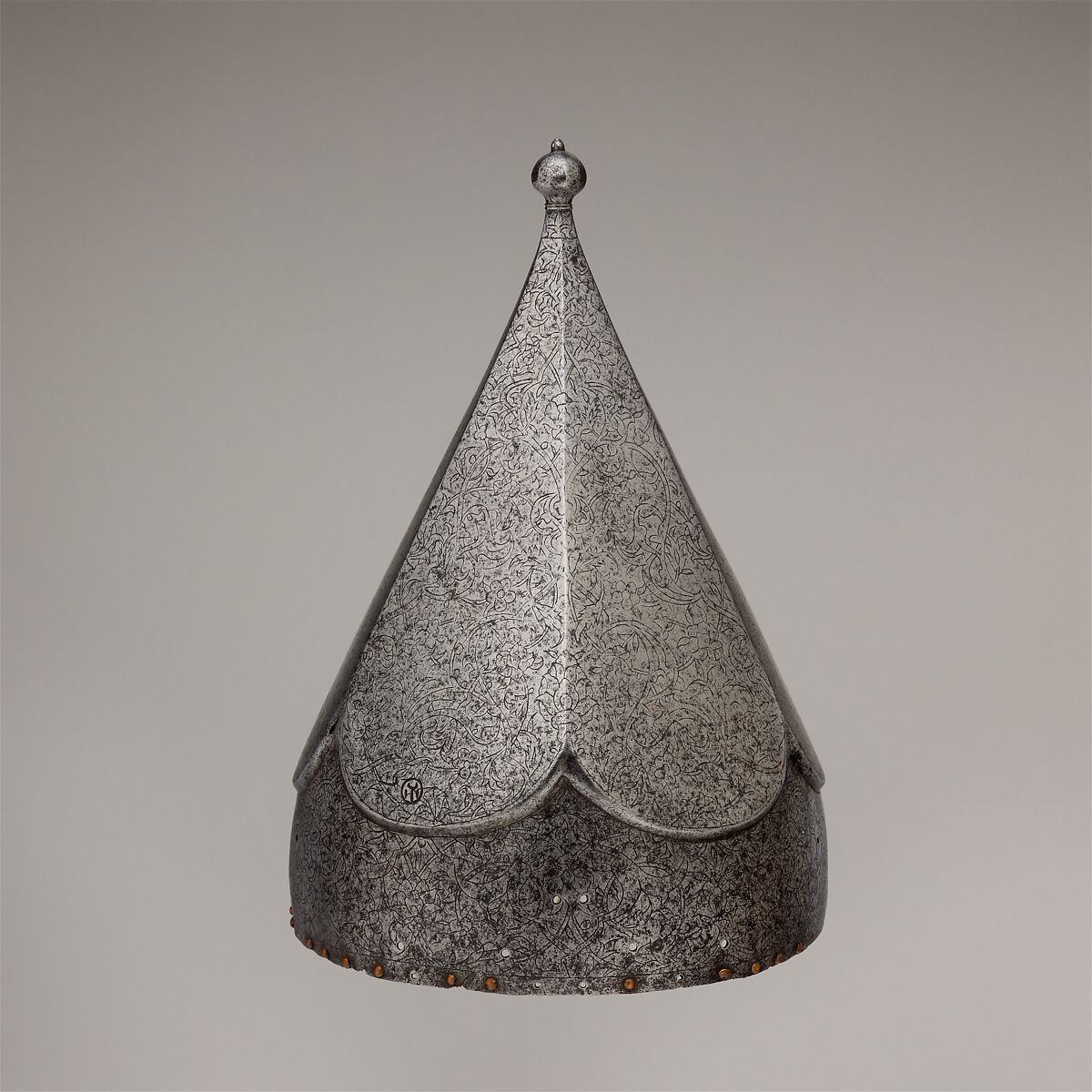 Helmet, Steel, copper alloy, Turkish 