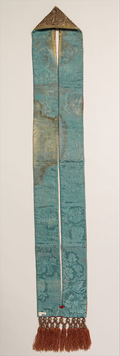 Stole (Epitrachilion), Silk and metal thread, Greek