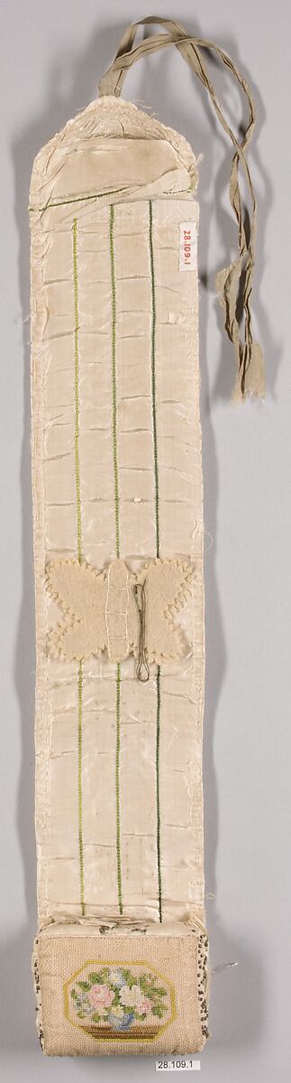 Needlecase, Canvas and silk, French