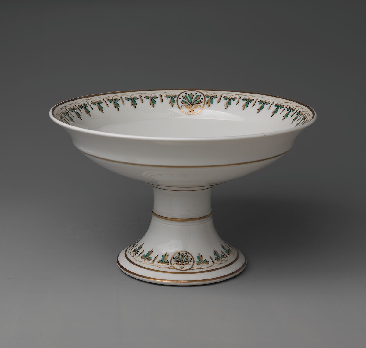 Compote, Union Porcelain Works (1863–1922), Porcelain, American 