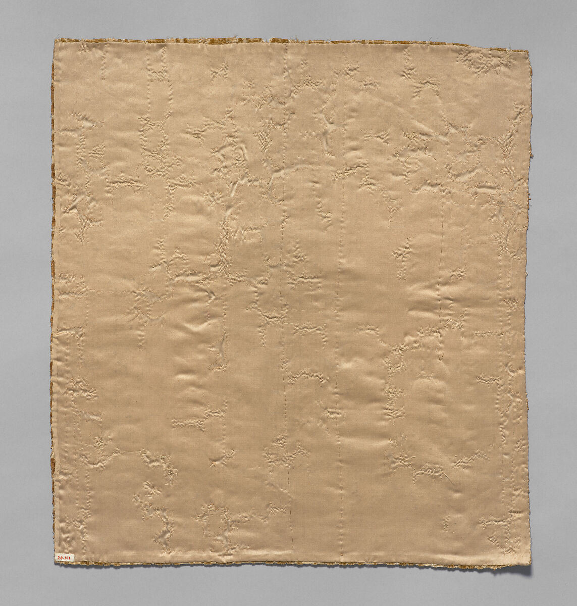 Piece, Silk and metal thread, Italian