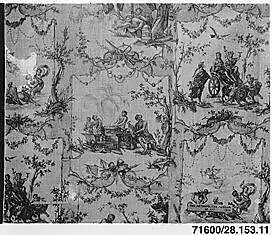 "The Elements", Oberkampf Manufactory (French, active 1760–1843), Cotton, French, Jouy-en-Josas 