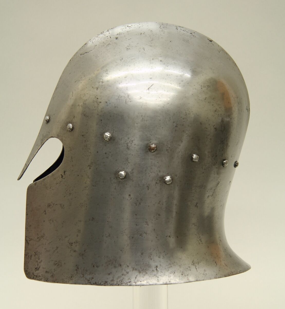 Barbute, Pietro da Castello (Italian, Brescia, documented 1469–86, died before 1498), Steel, Italian, Brescia