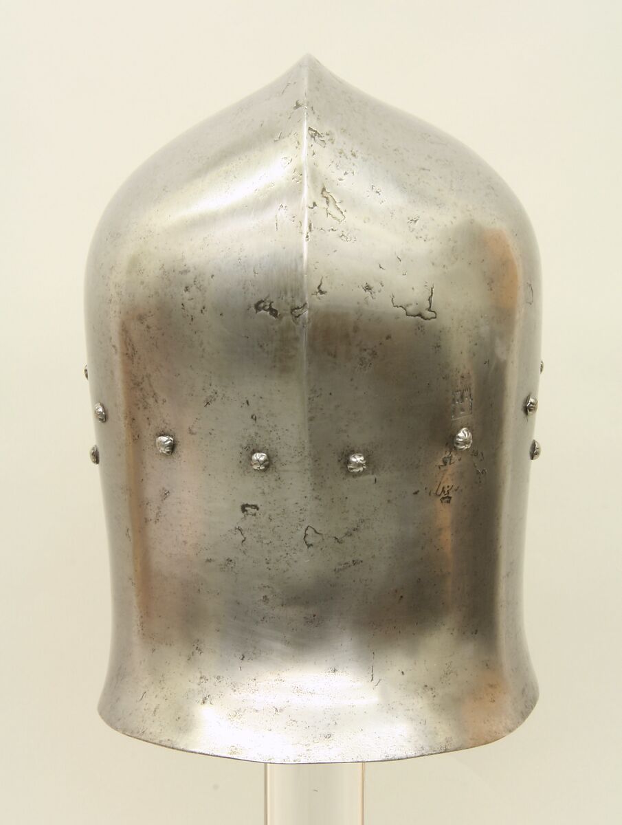 Barbute, Pietro da Castello (Italian, Brescia, documented 1469–86, died before 1498), Steel, Italian, Brescia