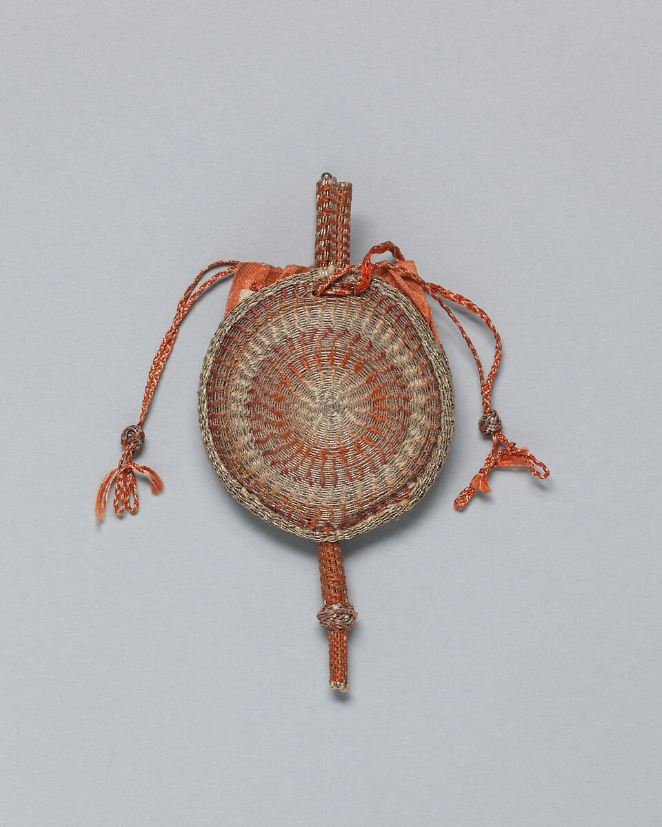 Perfume sprinkler, Silk and metal-wrapped thread, British 