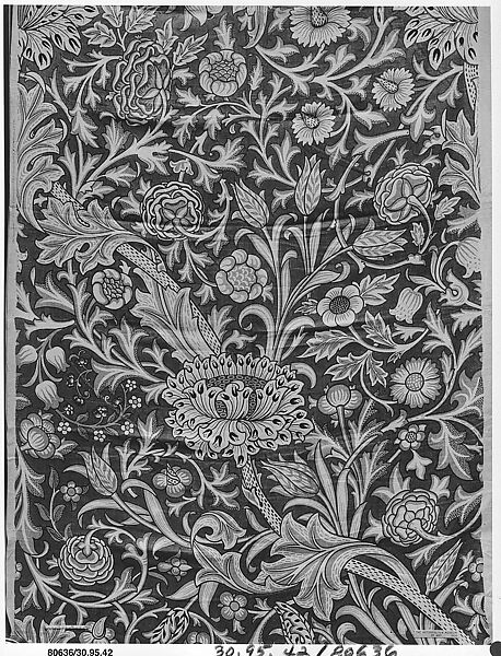 Trent, John Henry Dearle (British, London 1859–1932 Purley, Surrey), Linen, British, Merton Abbey