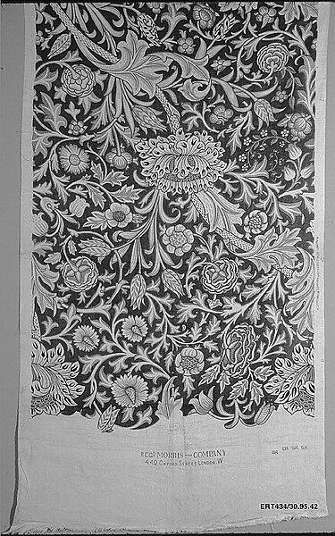 Trent, John Henry Dearle (British, London 1859–1932 Purley, Surrey), Linen, British, Merton Abbey