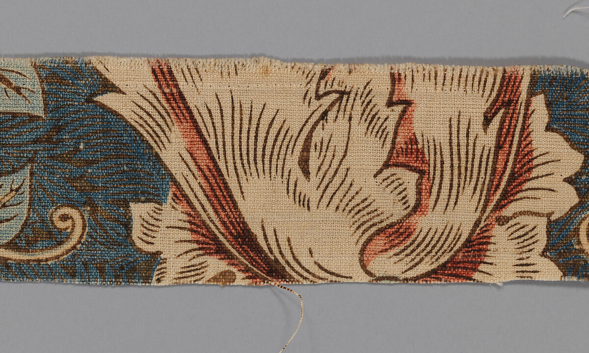 Honeysuckle, Designed by William Morris (British, Walthamstow, London 1834–1896 Hammersmith, London), Linen, British