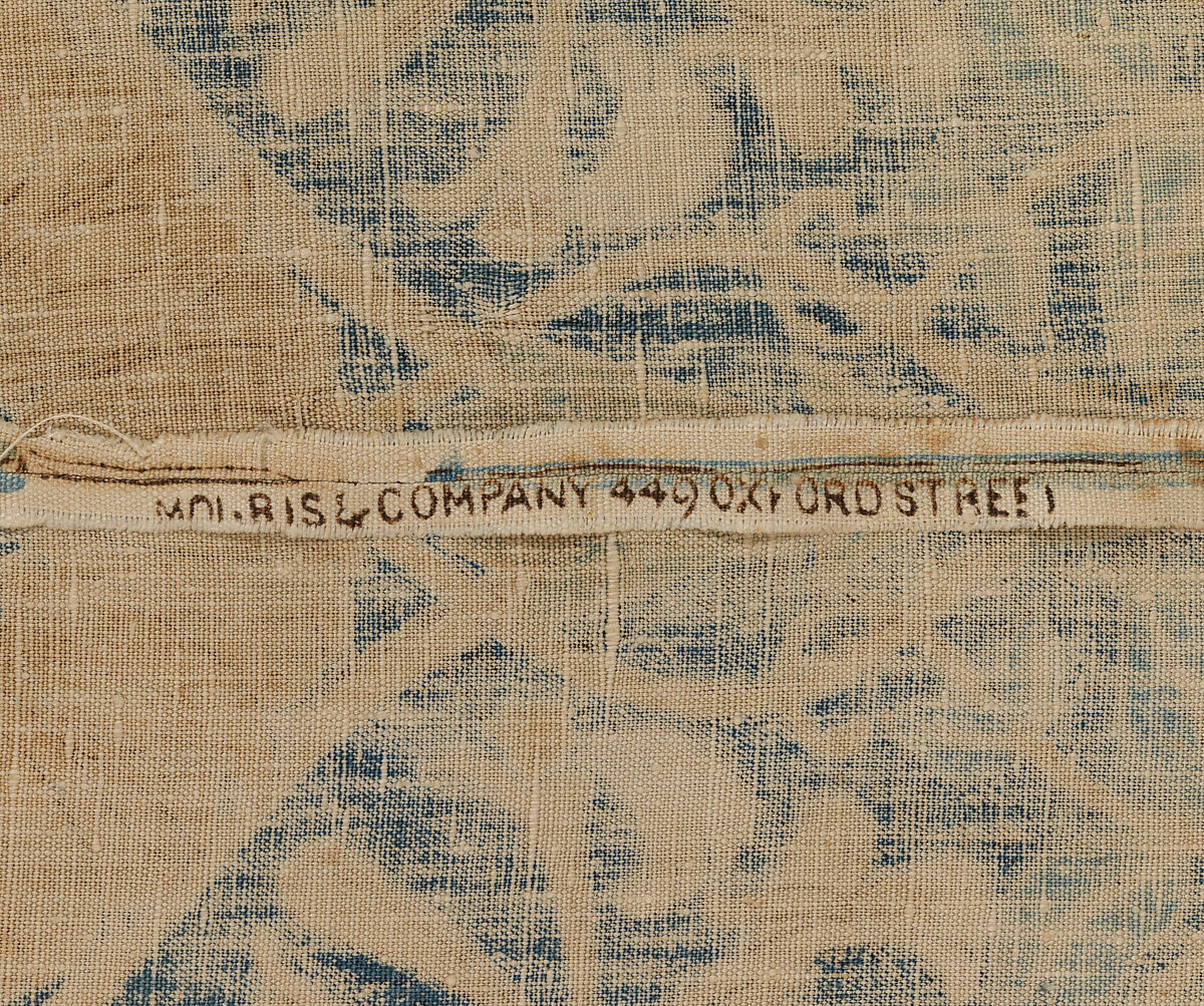 Honeysuckle, Designed by William Morris (British, Walthamstow, London 1834–1896 Hammersmith, London), Linen, British