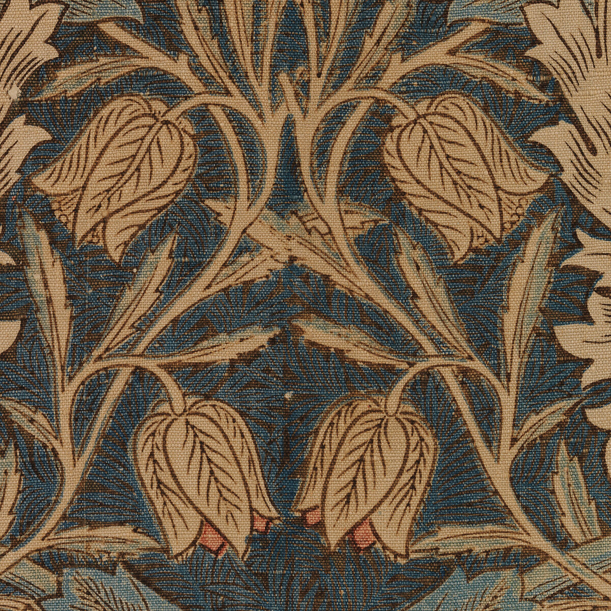 Honeysuckle, Designed by William Morris (British, Walthamstow, London 1834–1896 Hammersmith, London), Linen, British
