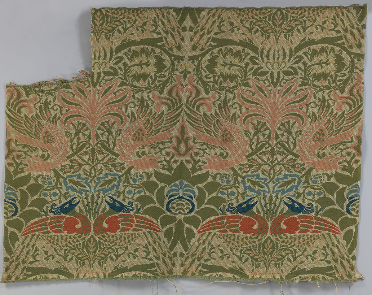 "Peacock and Dragon", Designed by William Morris (British, Walthamstow, London 1834–1896 Hammersmith, London), Wool, British, London 